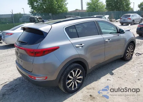 2018 Kia Sportage Ex z USA, uszkodzony, nr VIN KNDPNCAC9J7400836